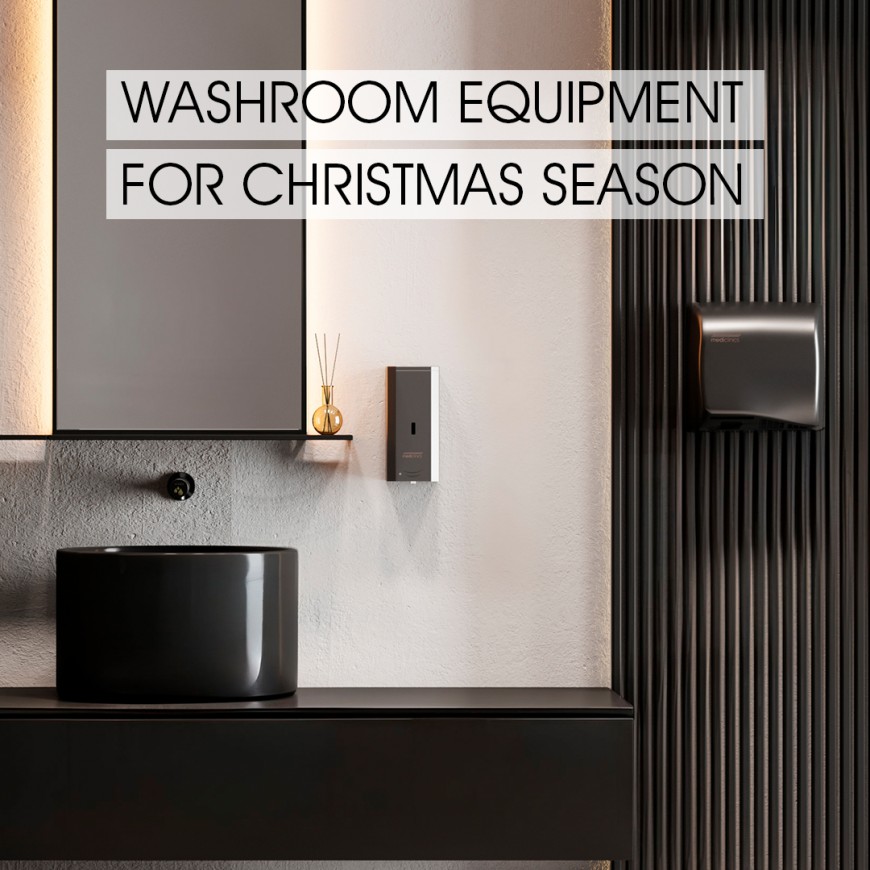 How should a public restroom be equipped for the Christmas Season?