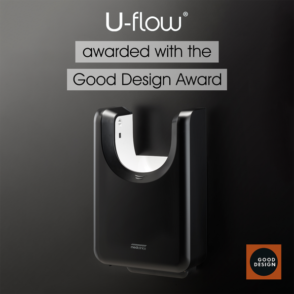 Mediclinics’ U-Flow, winner of the prestigious GOOD DESIGN Award in the Bathrooms and Accessories category.
