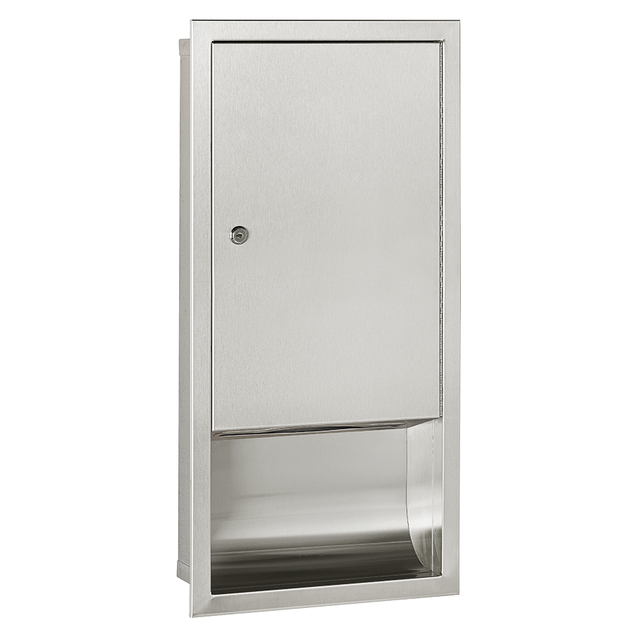 Dispensador de papel toalla empotrable C/Z