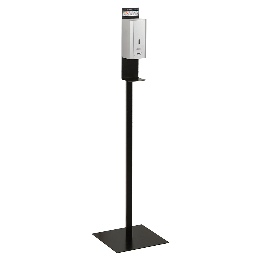 Soporte para estación de desinfección móvil