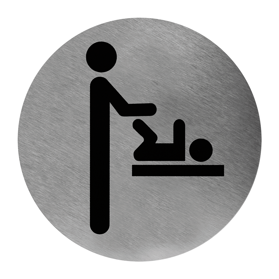 Señaletica de zona de cambio pañales